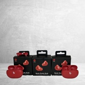 Beats Studio Buds Red Open Box